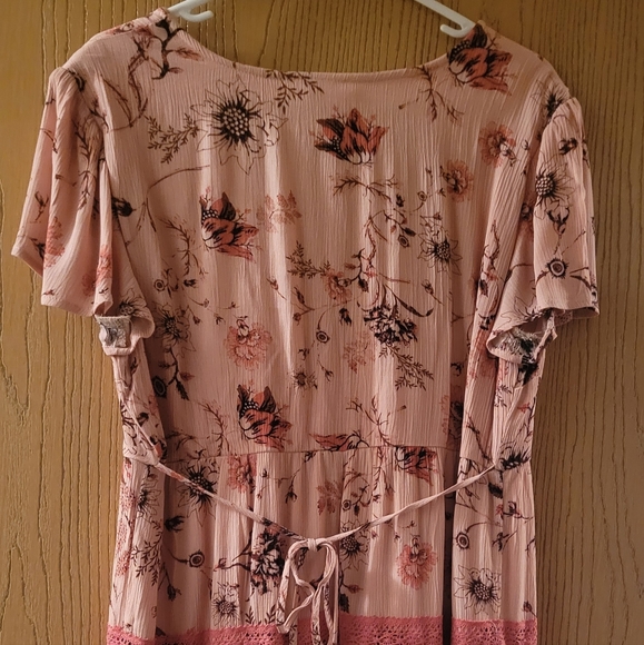 Maurices Pink Flower Dress - Picture 2 of 5
